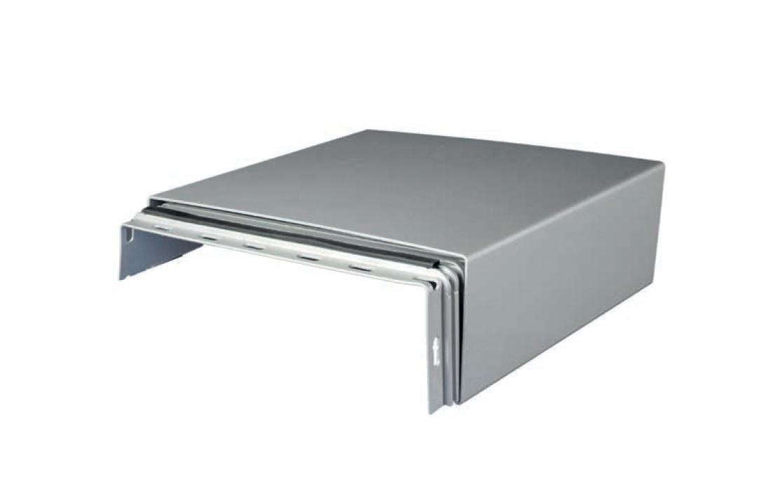 Mauerabdeckung aus Aluminium inkl. Befestigungshalter Mauerabdeckung aus Aluminium inkl. Befestigungshalter